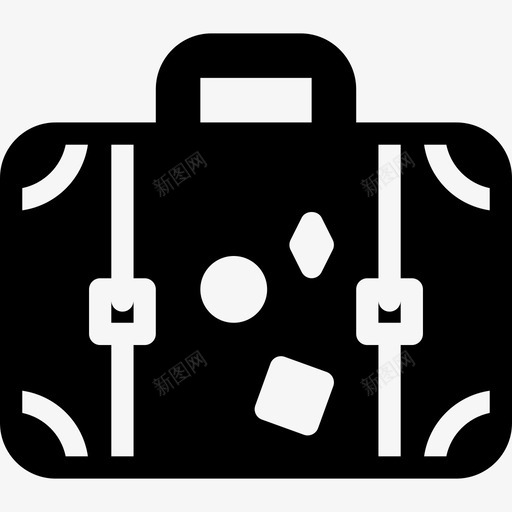 手提箱复古4装满图标svg_新图网 https://ixintu.com 复古4 手提箱 装满