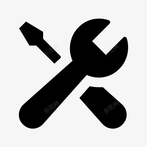 公用事业维护更新图标svg_新图网 https://ixintu.com 公用事业 更新 服务 维修 维护 费用与收入