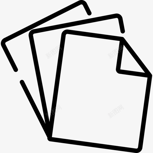 纸diy工艺品6线性图标svg_新图网 https://ixintu.com diy工艺品6 纸 线性
