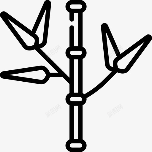 竹子瓷器13直纹图标svg_新图网 https://ixintu.com 瓷器13 直纹 竹子
