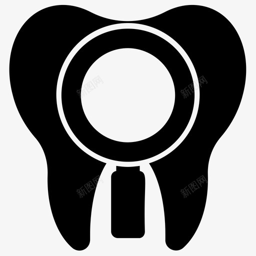牙科检查牙科治疗牙医图标svg_新图网 https://ixintu.com 健康检查字形图标 正畸 牙医 牙科 牙科检查 牙科治疗