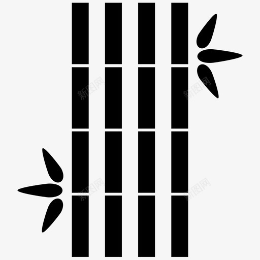 竹竹按摩竹笋图标svg_新图网 https://ixintu.com 植物 竹 竹按摩 竹竿 竹笋