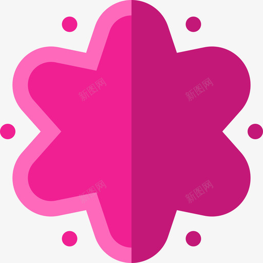 飞溅彩弹平的图标svg_新图网 https://ixintu.com 平的 彩弹 飞溅