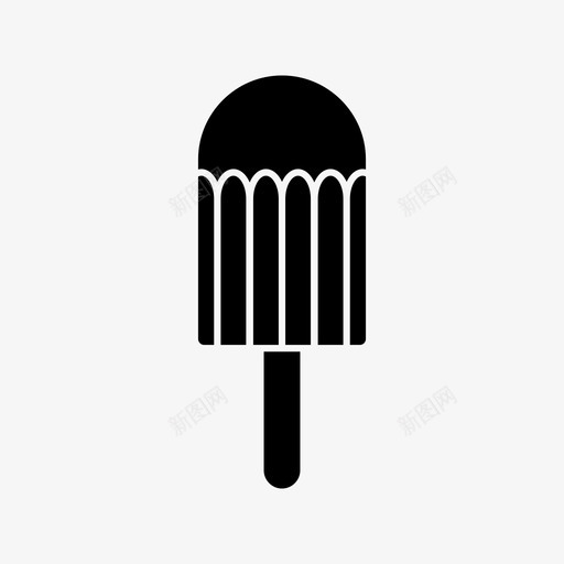 冰淇淋冰棍夏天图标svg_新图网 https://ixintu.com 冰棍 冰淇淋 夏天