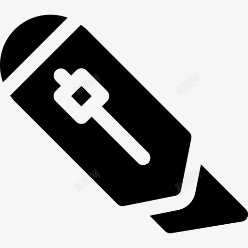 刀具文具27填充图标svg_新图网 https://ixintu.com 刀具 填充 文具27