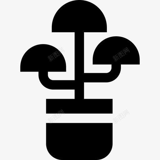 植物室内植物8填充图标svg_新图网 https://ixintu.com 填充 室内植物8 植物