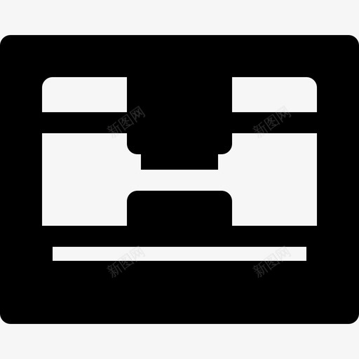 3d打印机机器人7填充图标svg_新图网 https://ixintu.com 3d打印机 填充 机器人7
