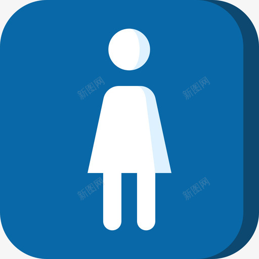 女性符号24扁平图标svg_新图网 https://ixintu.com 女性 扁平 符号24
