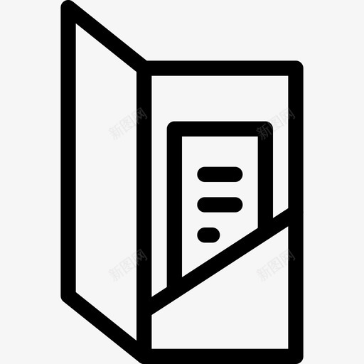 帐单金额支票图标svg_新图网 https://ixintu.com 发票 帐单 支票 收据 金额 餐厅 餐厅行图标