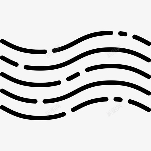 雾动物与自然3线性图标svg_新图网 https://ixintu.com 动物与自然3 线性 雾