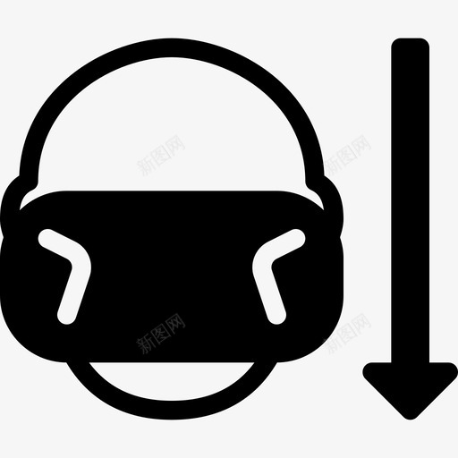 Ar眼镜虚拟现实20填充图标svg_新图网 https://ixintu.com Ar眼镜 填充 虚拟现实20