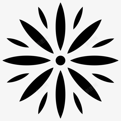烟花庆祝鞭炮图标svg_新图网 https://ixintu.com 庆祝 烟花 烟花符号图标 鞭炮