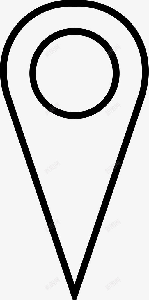 位置gps地图pin图标svg_新图网 https://ixintu.com gps 位置 地图pin 导航 服务