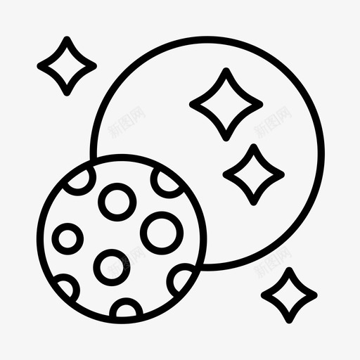 行星反乌托邦未来图标svg_新图网 https://ixintu.com 反乌托邦 太空 宇宙 未来 行星