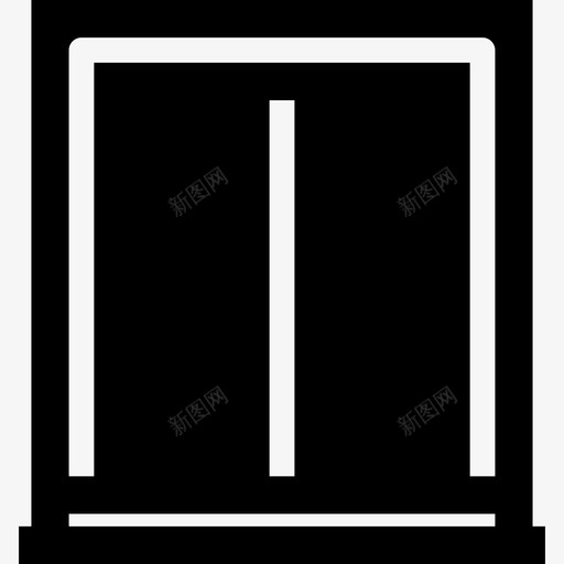 窗户家用电器和家具3填充图标svg_新图网 https://ixintu.com 填充 家用电器和家具3 窗户