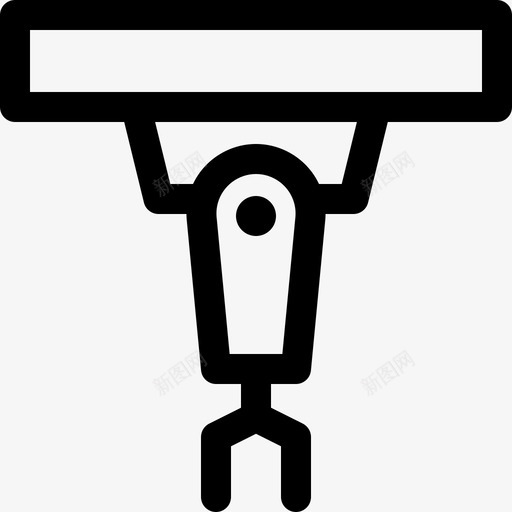 工业机器人机器人学9线性图标svg_新图网 https://ixintu.com 工业机器人 机器人学9 线性