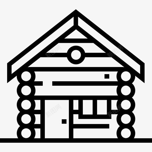 小屋冒险10直系图标svg_新图网 https://ixintu.com 冒险10 小屋 直系