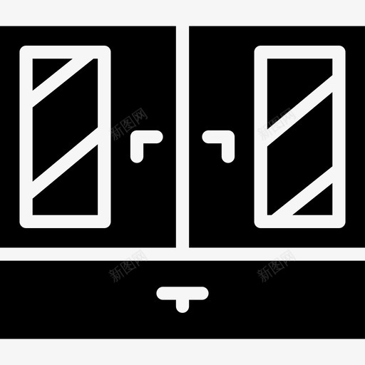 抽屉家具家用3实心图标svg_新图网 https://ixintu.com 实心 家具家用3 抽屉