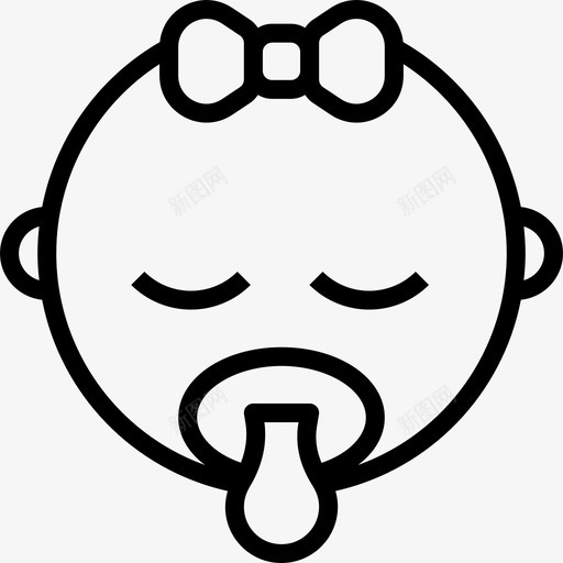 女婴27岁直系图标svg_新图网 https://ixintu.com 27岁 女婴 直系