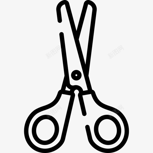 剪刀diy工艺品6直线型图标svg_新图网 https://ixintu.com diy工艺品6 剪刀 直线型