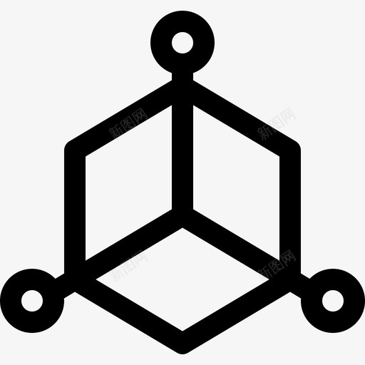 立方体虚拟现实22线性图标svg_新图网 https://ixintu.com 立方体 线性 虚拟现实22