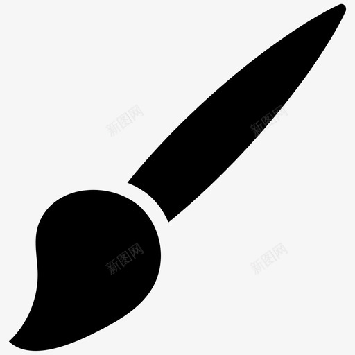 画笔艺术色彩图标svg_新图网 https://ixintu.com 混合1 画笔 绘画 色彩 艺术