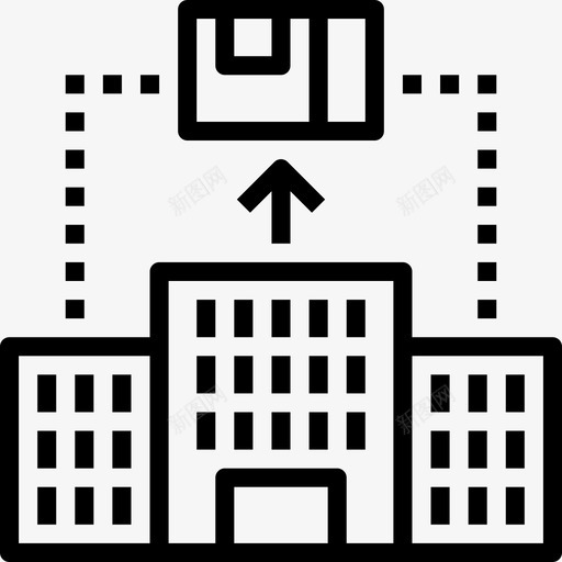 交付全球业务3线性图标svg_新图网 https://ixintu.com 交付 全球业务3 线性
