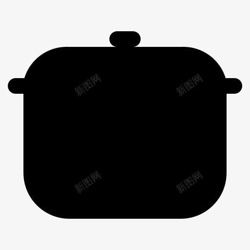 煮锅厨师厨房图标svg_新图网 https://ixintu.com 厨师 厨房 厨房设备坚固 煮锅