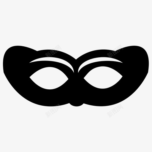 剧院面具服装面具狂欢节图标svg_新图网 https://ixintu.com 剧院面具 化装舞会面具 服装面具 派对面具 狂欢节 面具字形图标