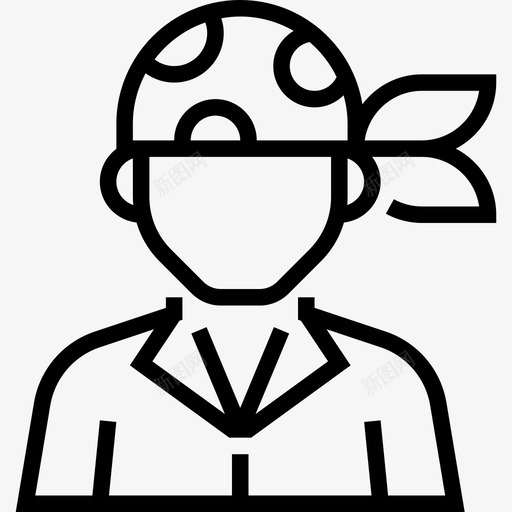 海盗职业直系图标svg_新图网 https://ixintu.com 海盗 直系 职业