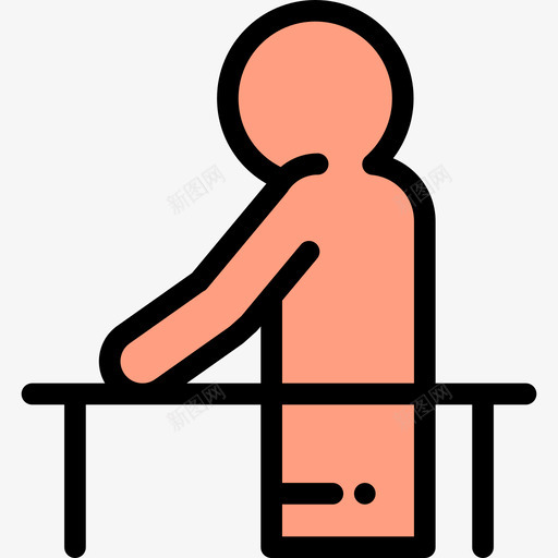 康复理疗7线色图标svg_新图网 https://ixintu.com 康复 理疗7 线色