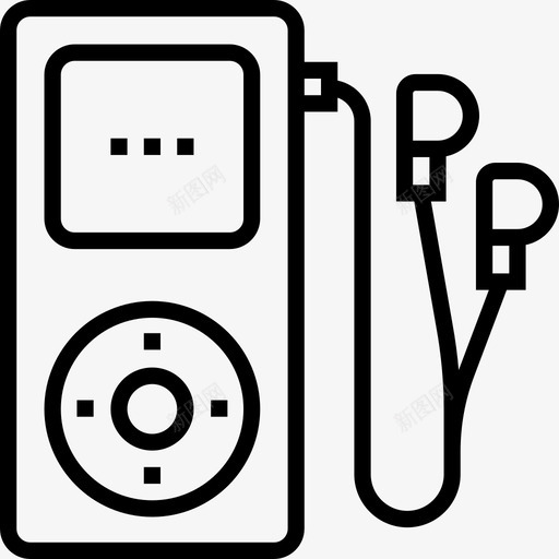 Mp3skate2线性图标svg_新图网 https://ixintu.com Mp3 skate2 线性