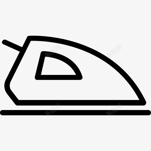 熨斗缝纫18直线图标svg_新图网 https://ixintu.com 熨斗 直线 缝纫18
