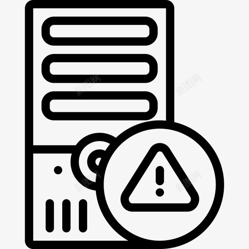 塔办公设备5线性图标svg_新图网 https://ixintu.com 办公设备5 塔 线性
