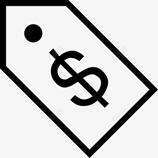 价格标签搜索引擎优化营销业务财务3线性图标svg_新图网 https://ixintu.com 价格标签 搜索引擎优化营销业务财务3 线性
