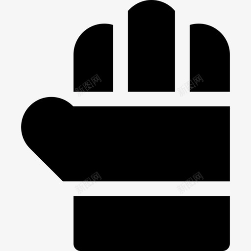 手套冬季运动7填充型图标svg_新图网 https://ixintu.com 冬季运动7 填充型 手套