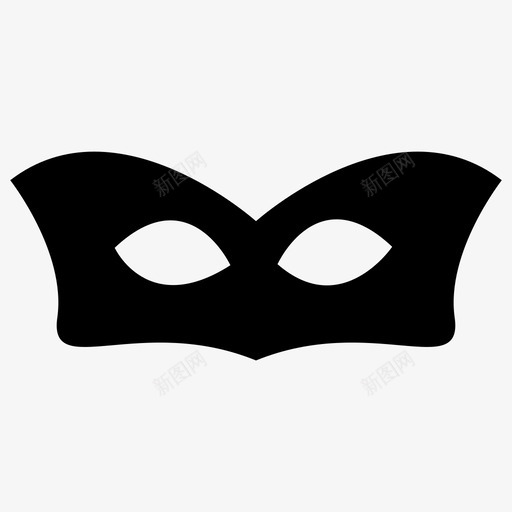 维多利亚面具嘉年华面具狂欢节面具图标svg_新图网 https://ixintu.com 化妆舞会面具 嘉年华面具 派对面具 狂欢节面具 维多利亚面具 面具字形图标