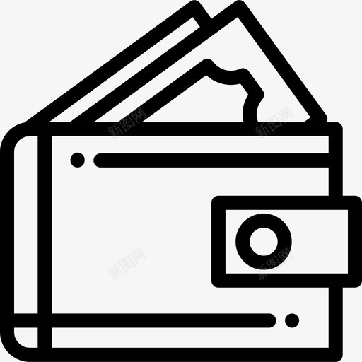 钱包房地产39直系图标svg_新图网 https://ixintu.com 房地产39 直系 钱包