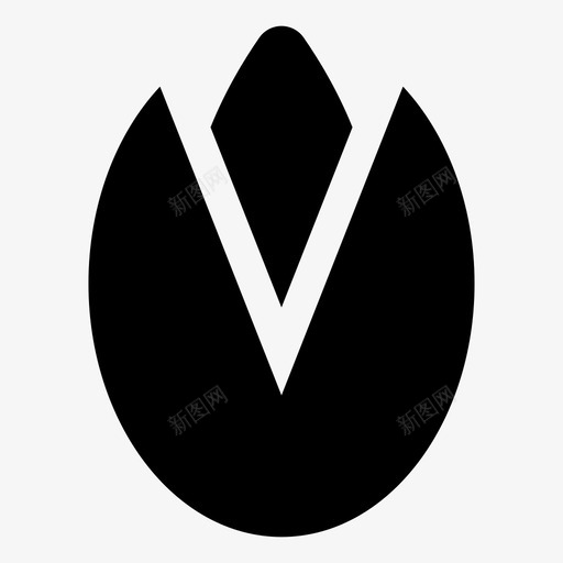 开心果干果健康食品图标svg_新图网 https://ixintu.com 健康食品 坚果字形图标 干果 开心果 有机食品 营养食品