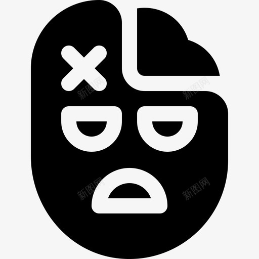 僵尸服装派对4填充图标svg_新图网 https://ixintu.com 僵尸 填充 服装派对4
