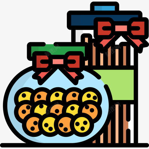 饼干圣诞106线形颜色图标svg_新图网 https://ixintu.com 圣诞106 线形颜色 饼干