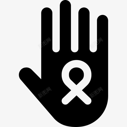 癌症世界癌症意识日3已满图标svg_新图网 https://ixintu.com 世界癌症意识日3 已满 癌症