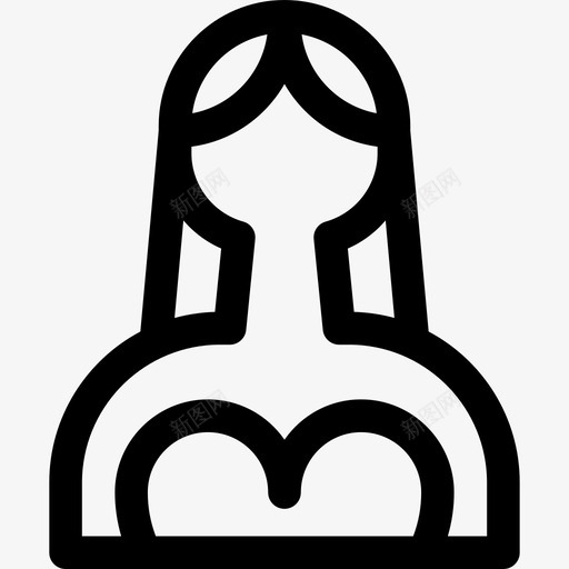 新娘婚礼38岁直系图标svg_新图网 https://ixintu.com 婚礼38岁 新娘 直系