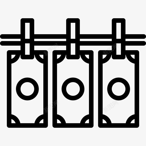 钞票洗钱黑手党图标svg_新图网 https://ixintu.com 洗钱 钞票 黑手党