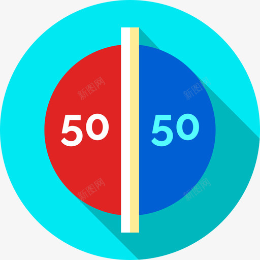 比率信息图表元素8扁平图标svg_新图网 https://ixintu.com 信息图表元素8 扁平 比率
