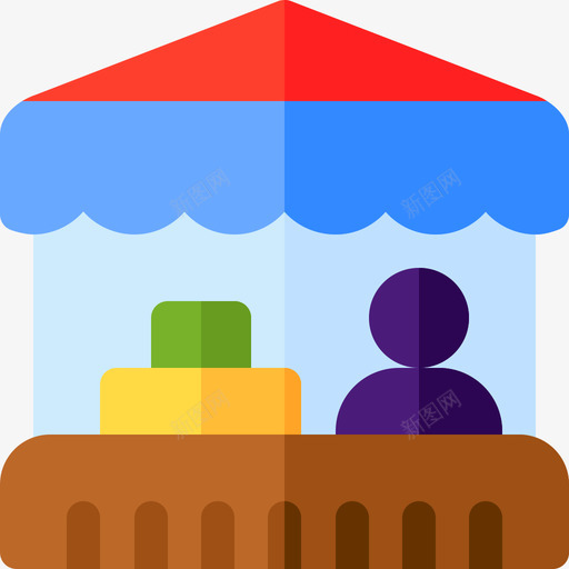 杂货店嘉年华9号公寓图标svg_新图网 https://ixintu.com 公寓 嘉年华9号 杂货店