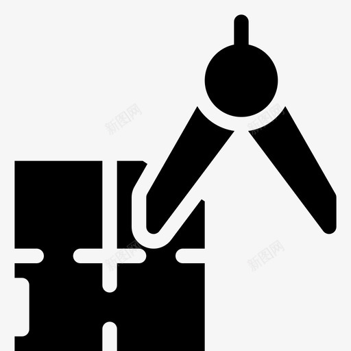 cad罗盘绘图几何图标svg_新图网 https://ixintu.com cad罗盘 仪器 几何 工具 建筑实体图标 绘图