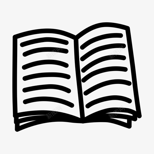涂鸦书智力图书馆图标svg_新图网 https://ixintu.com 图书馆 智力 涂鸦书 简单涂鸦大纲收集 讲故事 阅读 页面