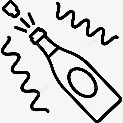 香槟毕业直系图标svg_新图网 https://ixintu.com 毕业 直系 香槟