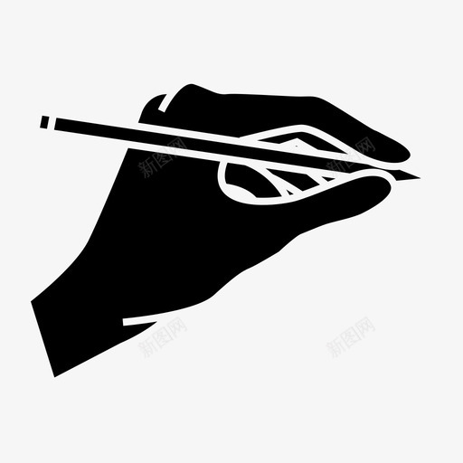 铅笔艺术品艺术家图标svg_新图网 https://ixintu.com 手 绘画 艺术品 艺术家 铅笔